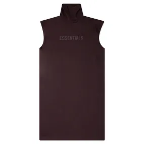 Women's Sleeveless Dress - Plum